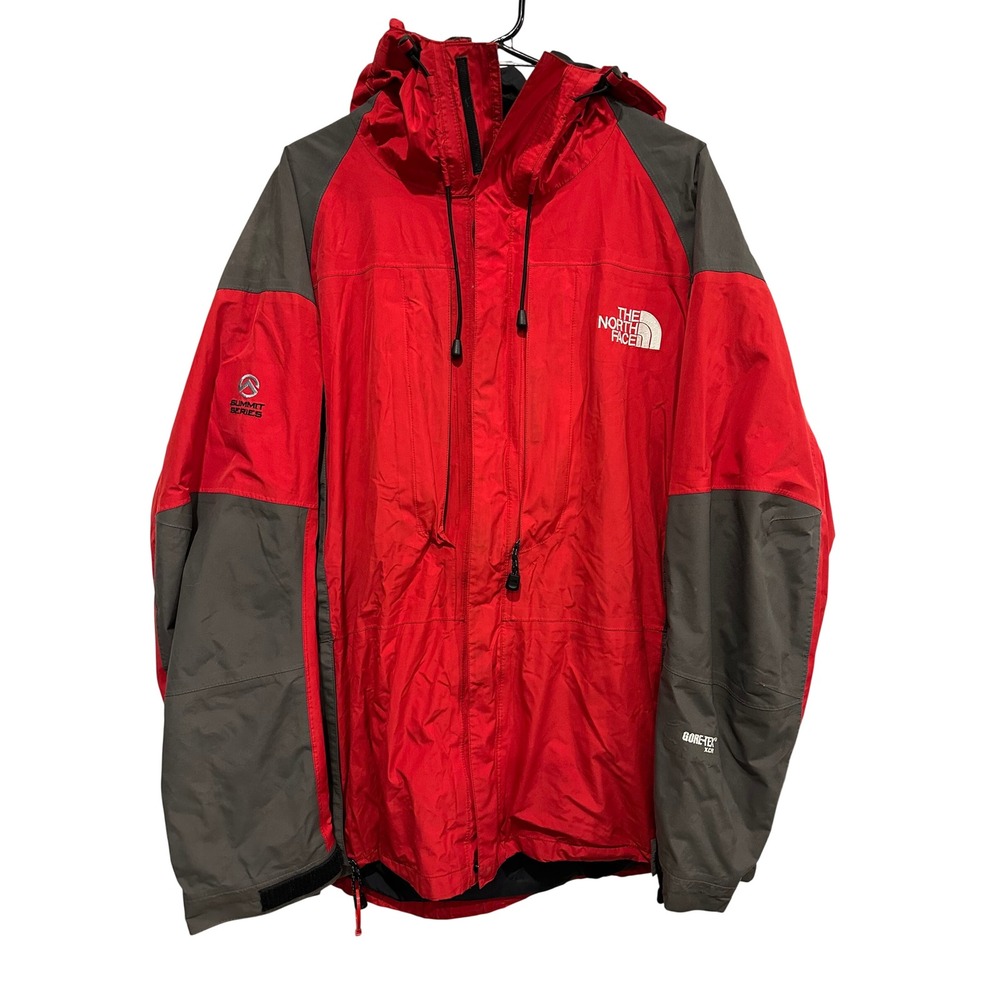 The North Face Summit Series Gore-Tex XCR Jacket Mens XL Red Grey Parka Shell